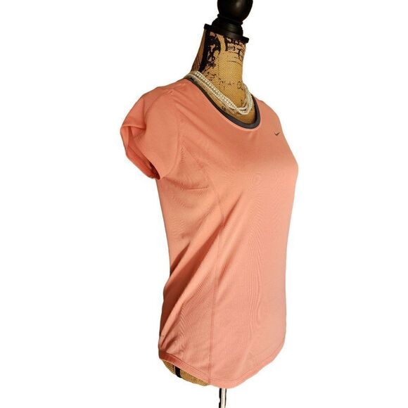 Nike Women's Top Small Miler Reflective Dri-Fit Short Sleeve Running Top - Picture 4 of 8